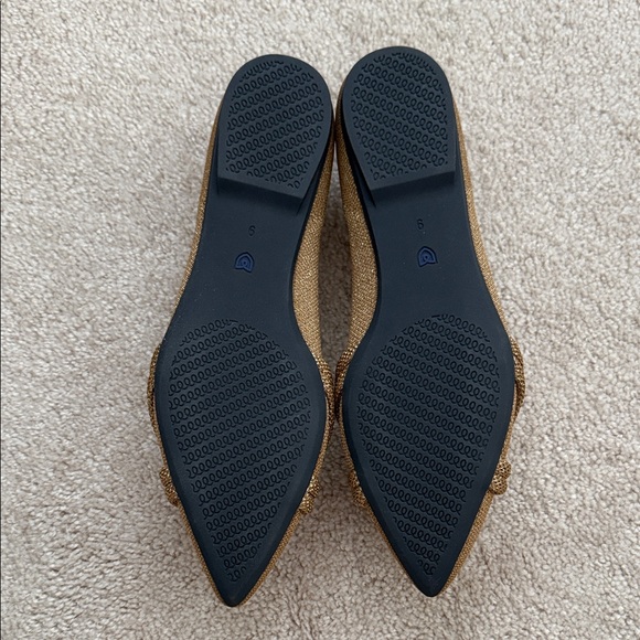 NEW Rothy's the Knot Point 2 flats in Goldstone size 9 - Picture 3 of 5
